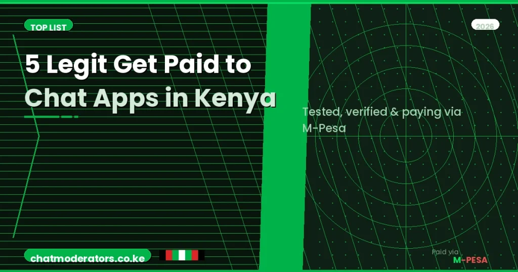 5 Legit Get Paid to Chat Apps